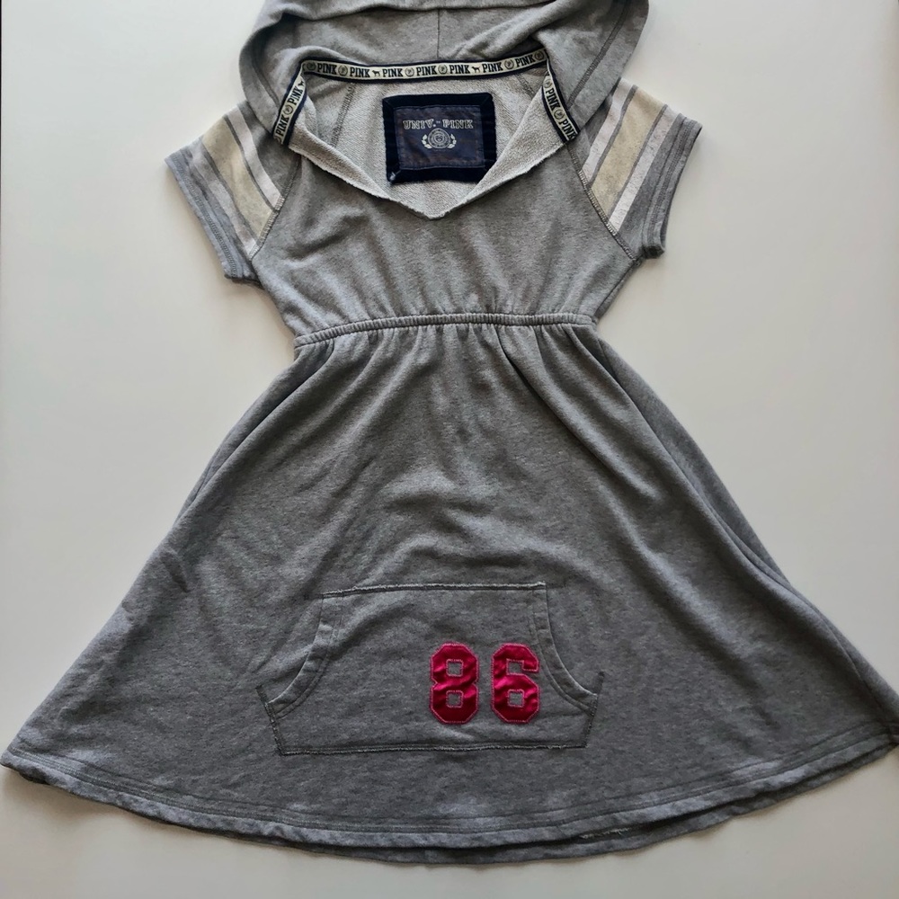 EUC Y2K Victoria’s Secret PINK Tunic/Dress Hoodie